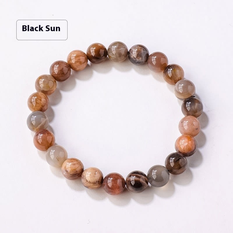 8mm Natural Crystal Stone Beads Bracelet view 8