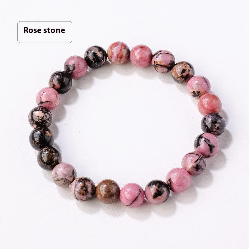 8mm Natural Crystal Stone Beads Bracelet view 31