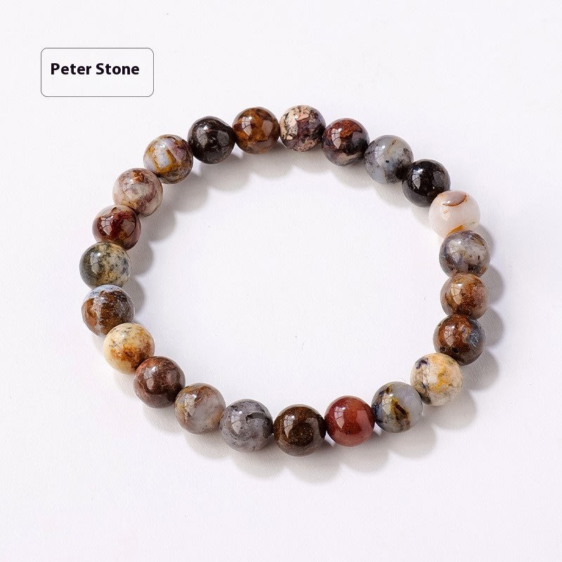 8mm Natural Crystal Stone Beads Bracelet view 13
