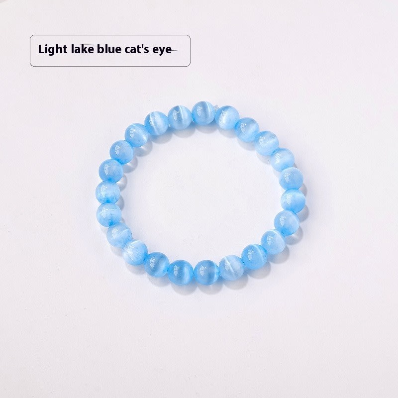 8mm Natural Crystal Stone Beads Bracelet view 7