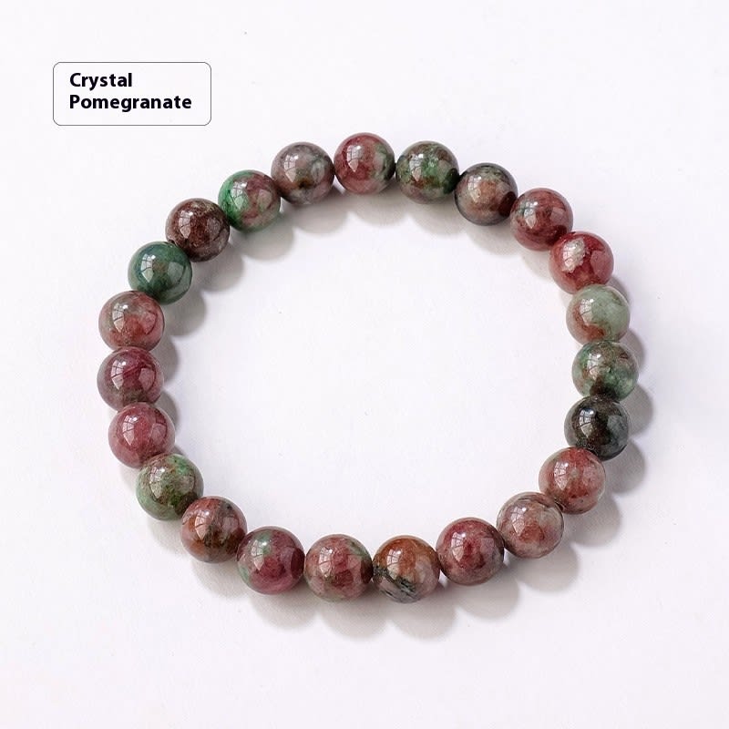8mm Natural Crystal Stone Beads Bracelet view 21