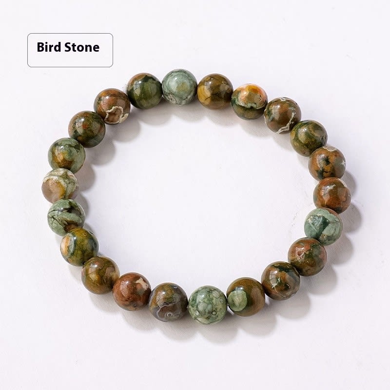 8mm Natural Crystal Stone Beads Bracelet view 28