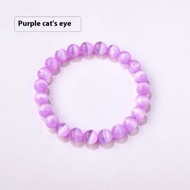 8mm Natural Crystal Stone Beads Bracelet view 35