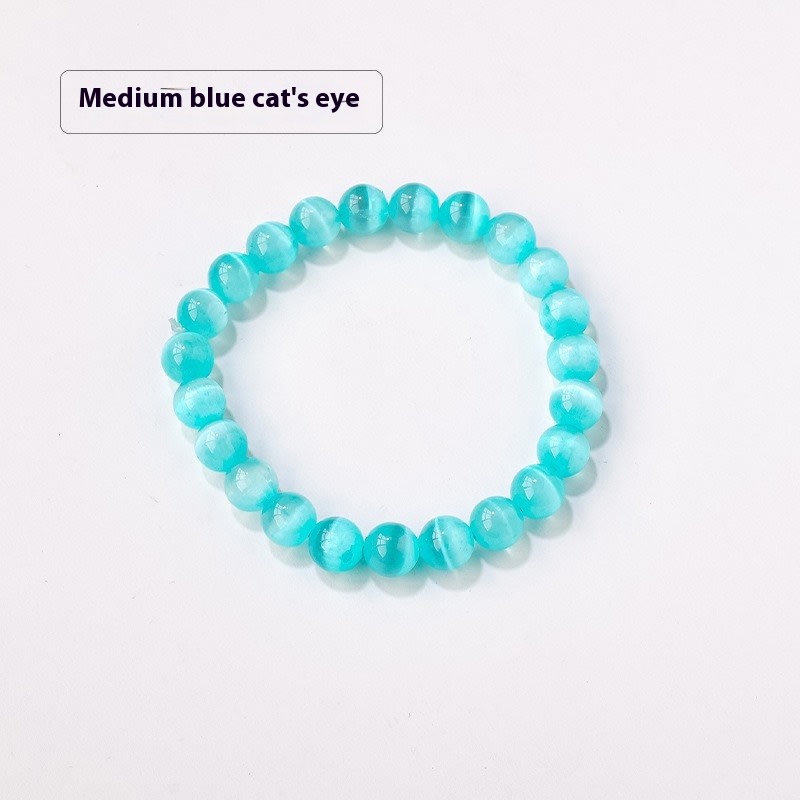 8mm Natural Crystal Stone Beads Bracelet view 12