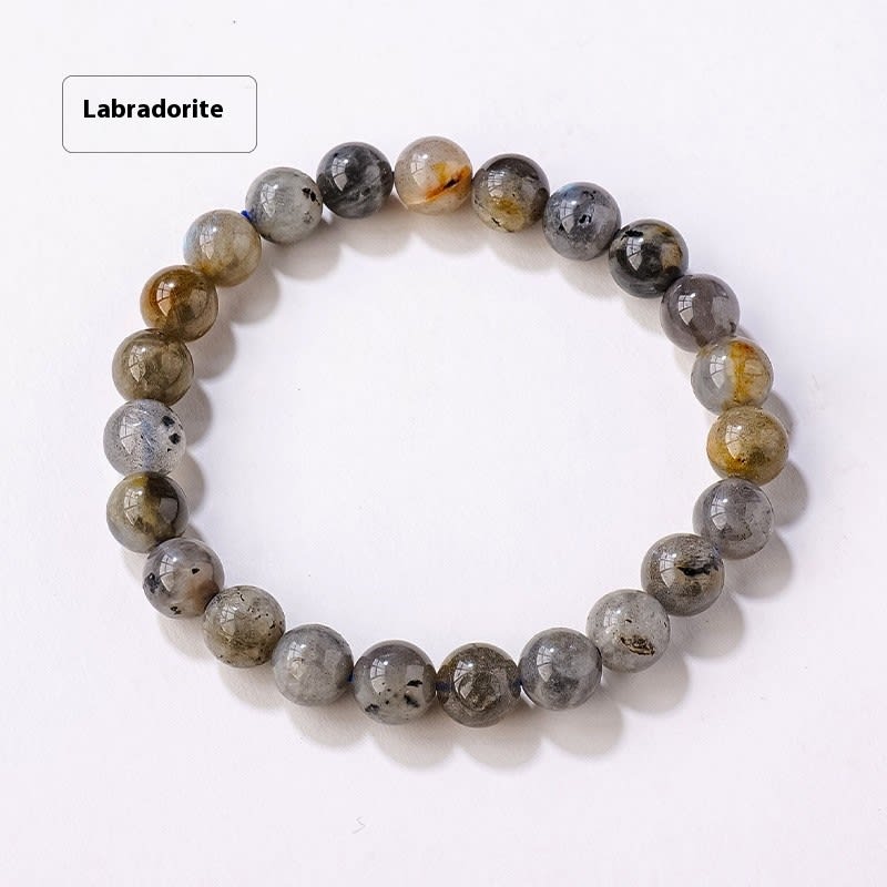 8mm Natural Crystal Stone Beads Bracelet view 29