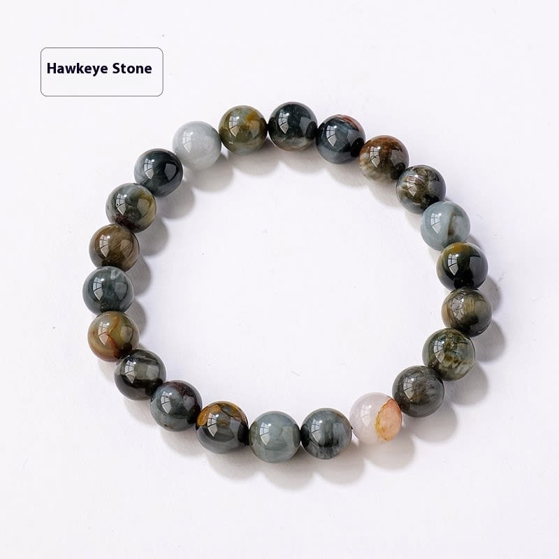 8mm Natural Crystal Stone Beads Bracelet view 2