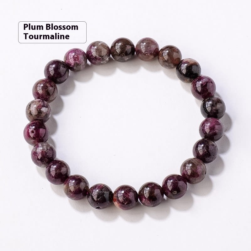8mm Natural Crystal Stone Beads Bracelet view 14