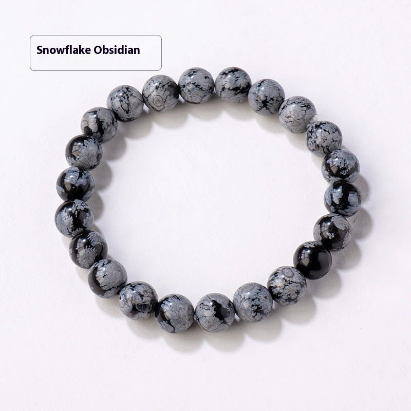 8mm Natural Crystal Stone Beads Bracelet view 37