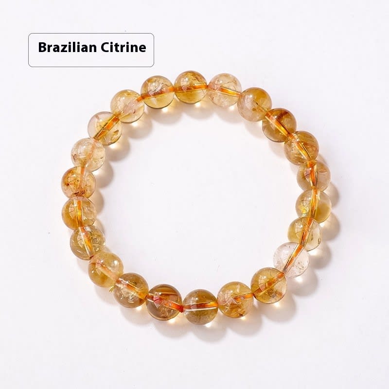 8mm Natural Crystal Stone Beads Bracelet view 10