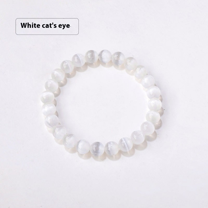 8mm Natural Crystal Stone Beads Bracelet view 34