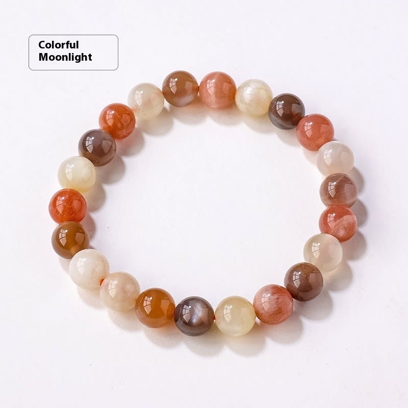 8mm Natural Crystal Stone Beads Bracelet view 19