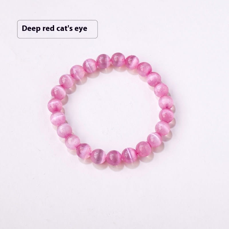 8mm Natural Crystal Stone Beads Bracelet view 40