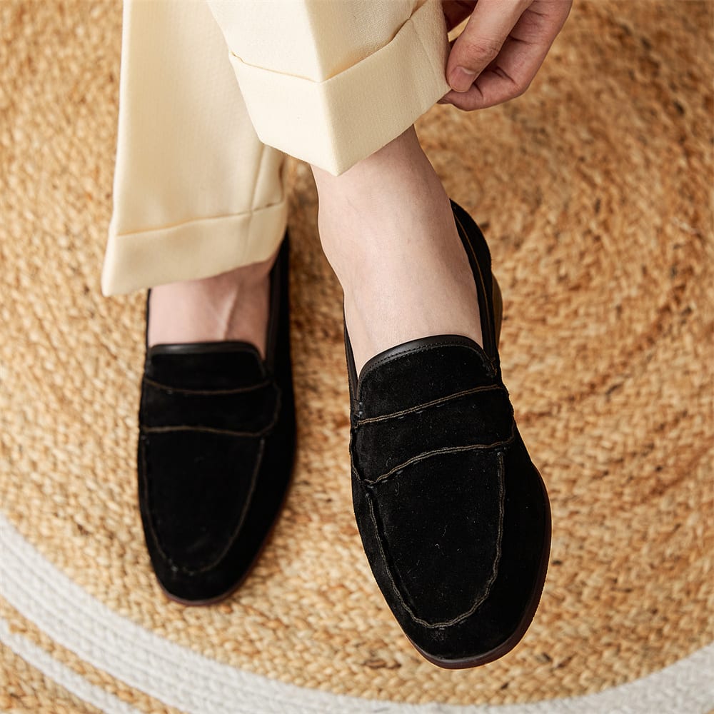 Men's Retro Shoes A Fashionable Suede view 3