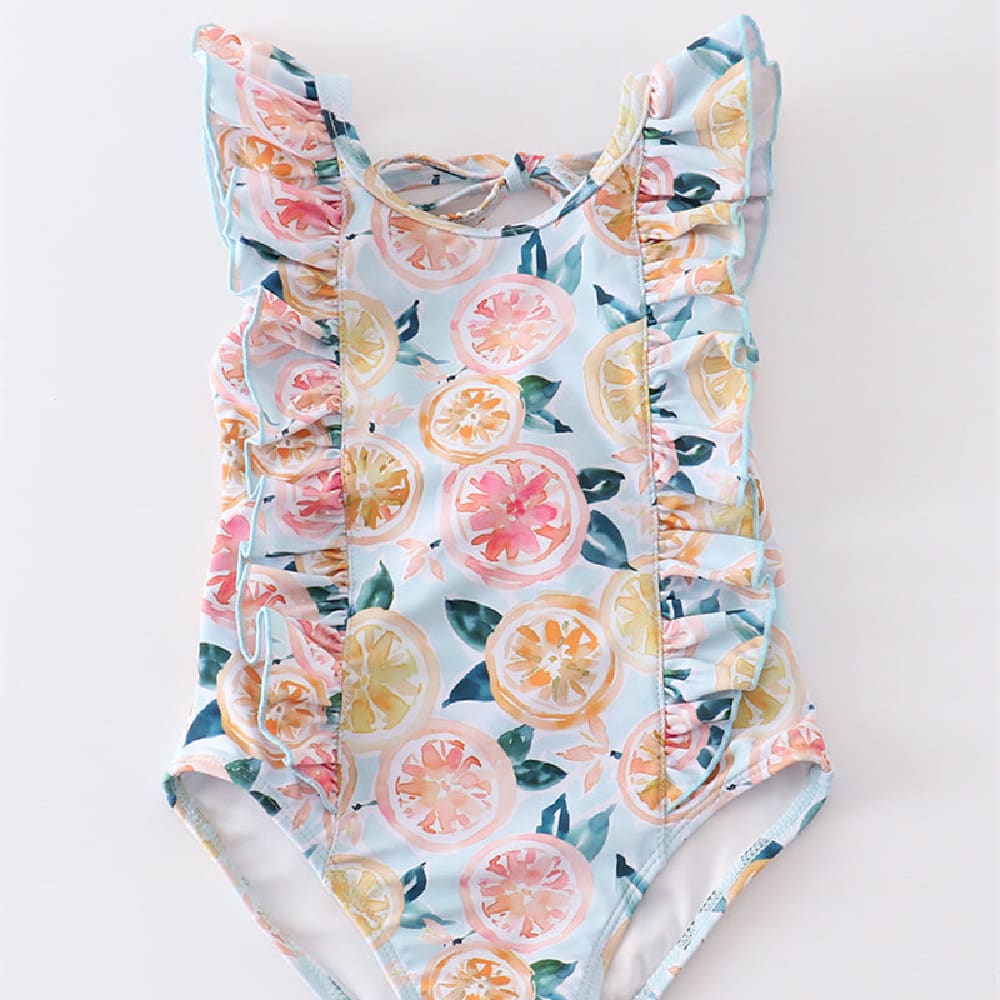 Girl's One-piece Swimming Suit view 12