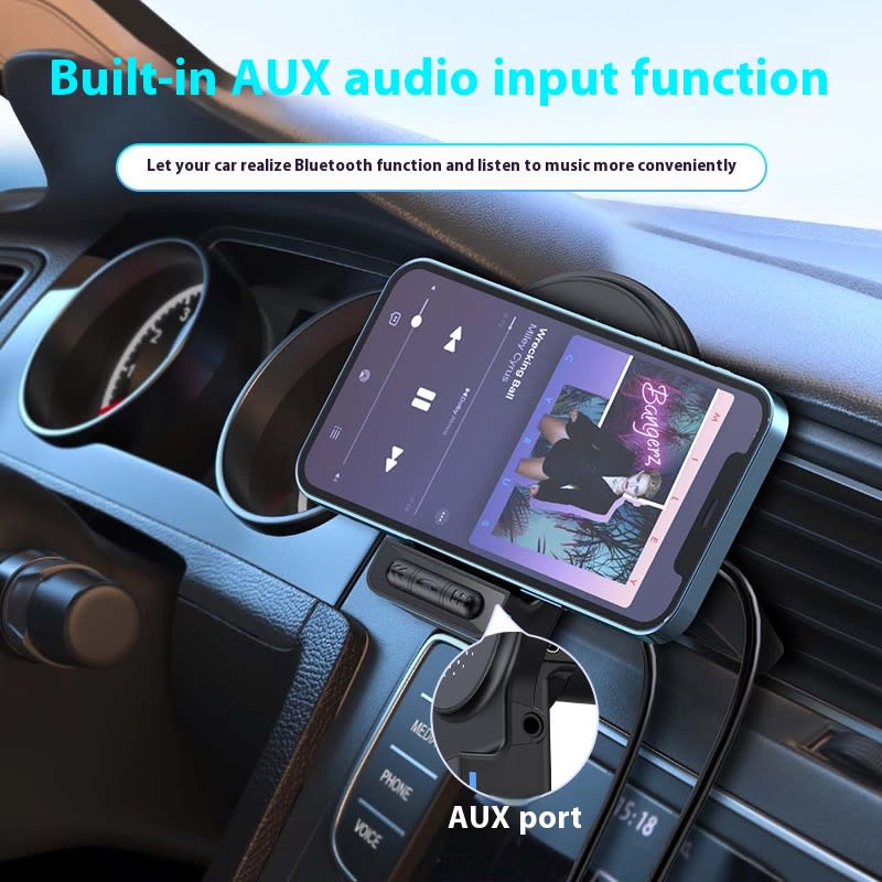 Car Magnetic Wireless Charger 15W Convenient Charging Bracket view 4