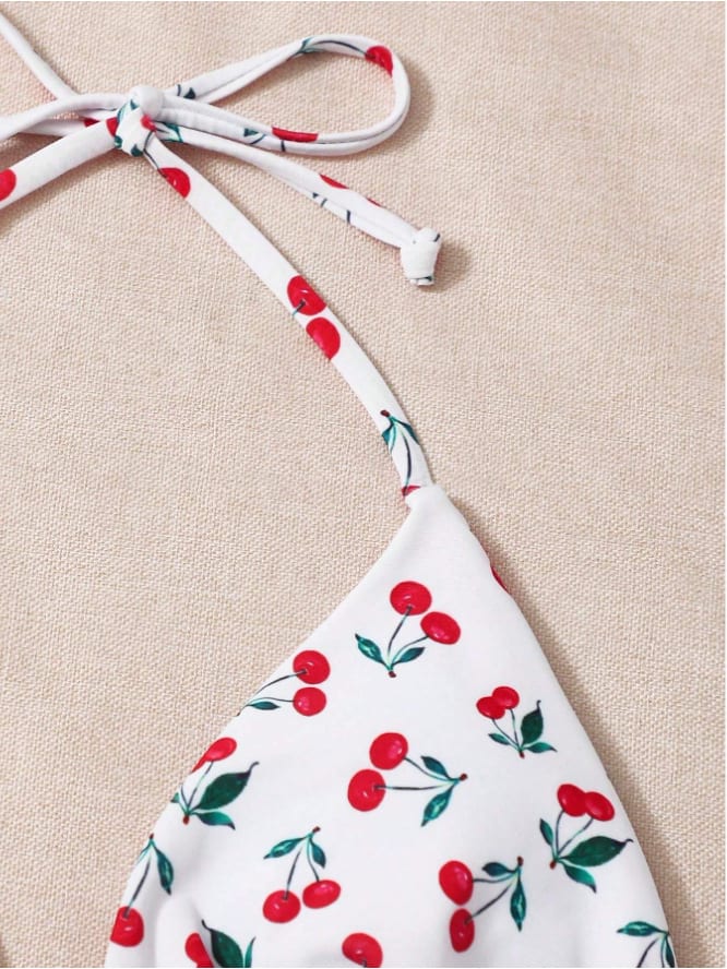 Holiday Split Halter Bikini view 2