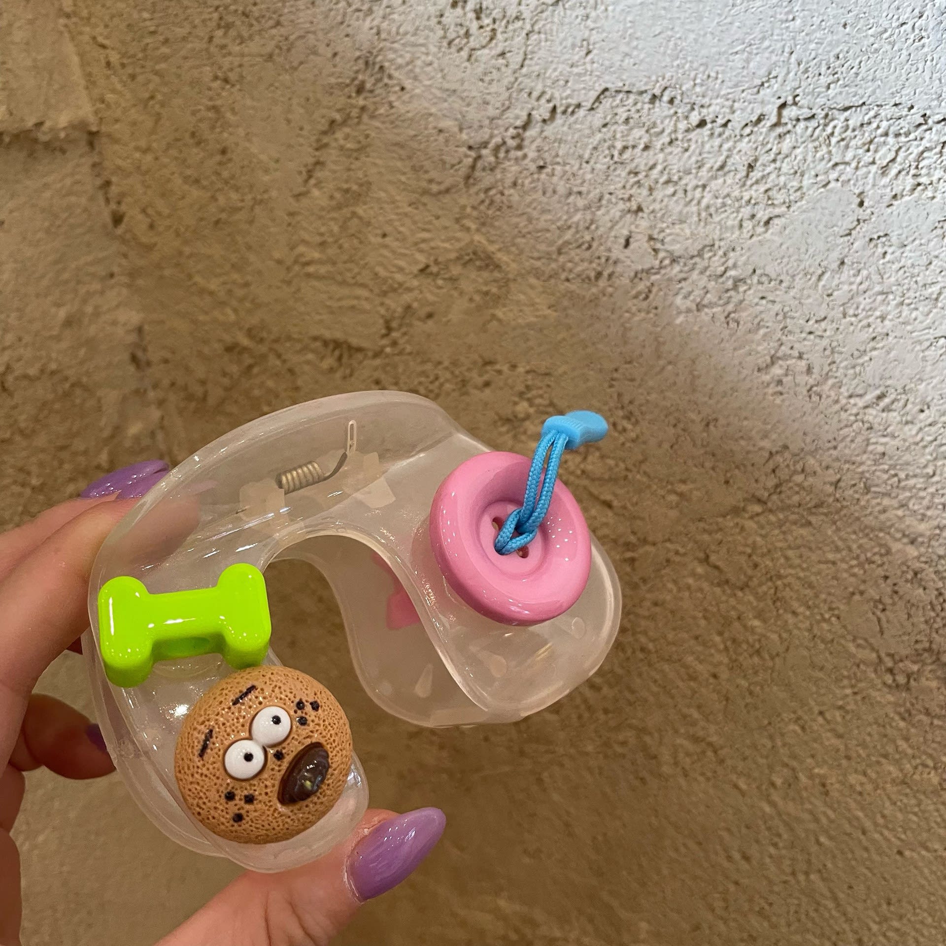 Jelly Color Button Cartoon Barrettes view 5
