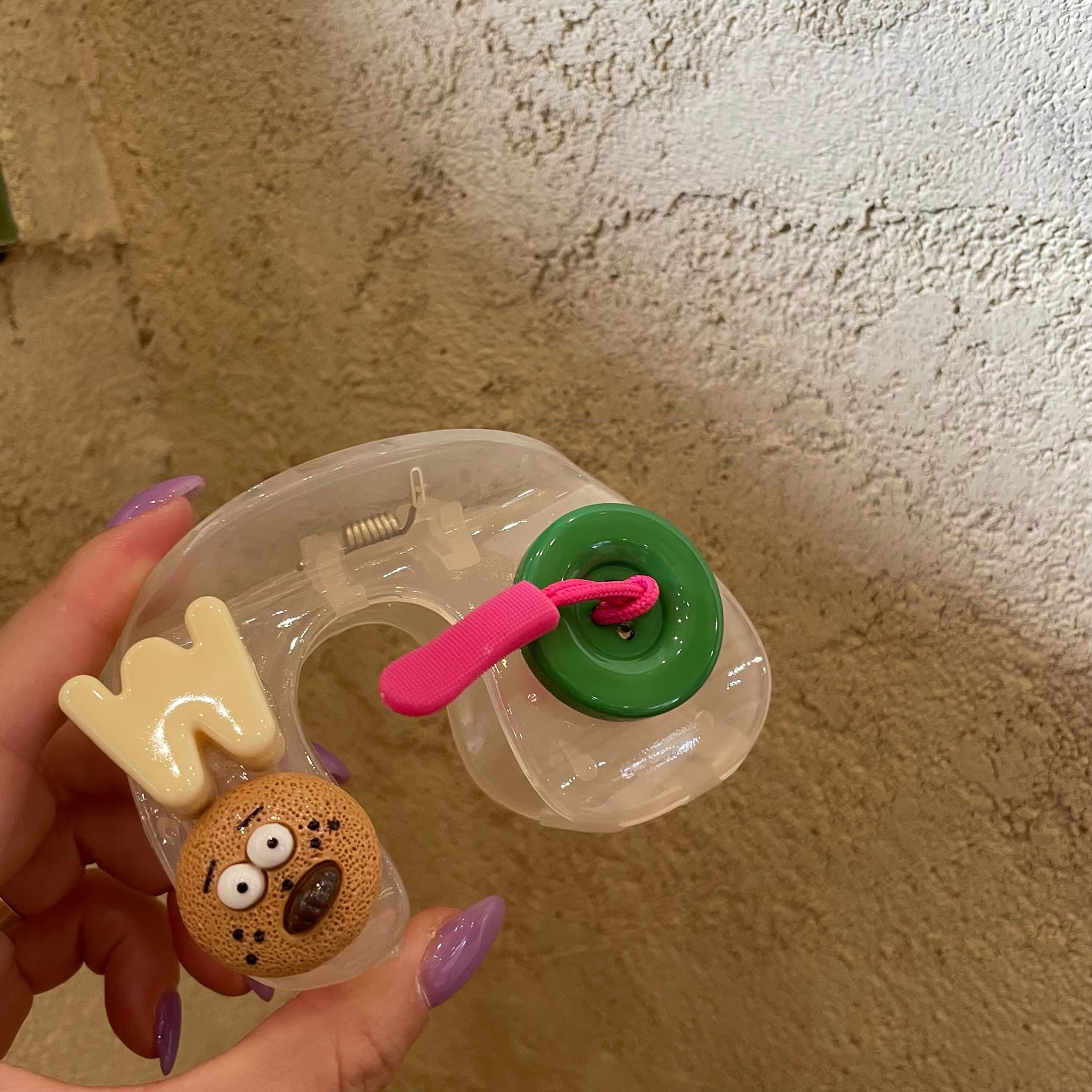 Jelly Color Button Cartoon Barrettes view 2