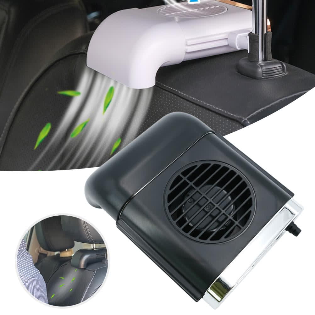 Car Fan Magnetic Fan Car Cooler Silent Wireless Charging USB Fan 3Speed Adjustable Universal Car Rear Seat Auto Cooling view 7