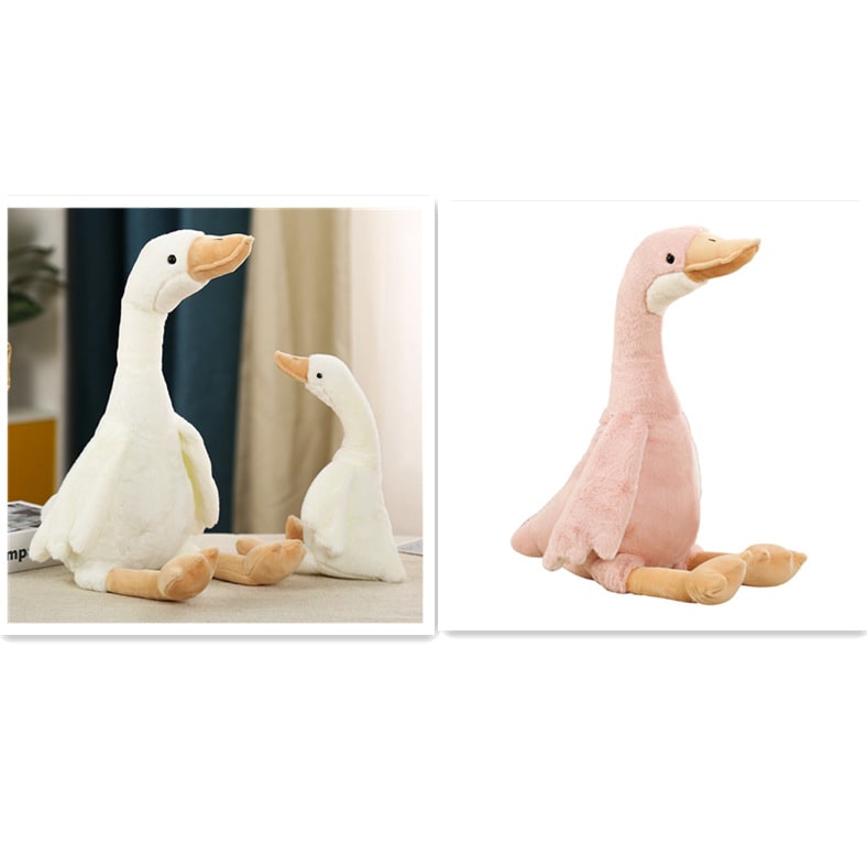 Sleeping Pillow Big Goose Doll Plush Toy view 6