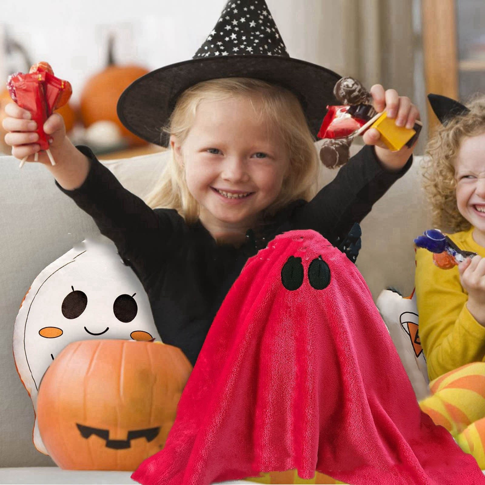 GUS THE GHOST WISH PUMPKIN GHOST Plush Toy view 1