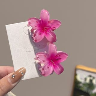 High Sense Plumeria Rubra Seaside Holiday Barrettes view 18