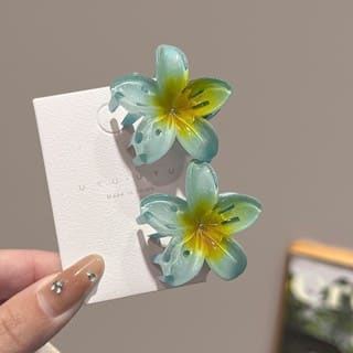 High Sense Plumeria Rubra Seaside Holiday Barrettes view 12