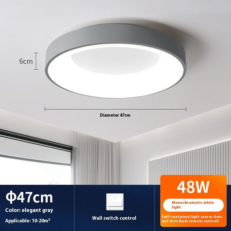 Minimalist Circular Nordic Minimalist Ceiling Light view 3