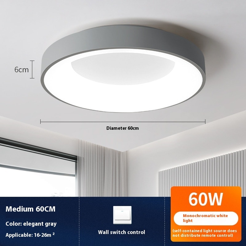 Minimalist Circular Nordic Minimalist Ceiling Light view 6