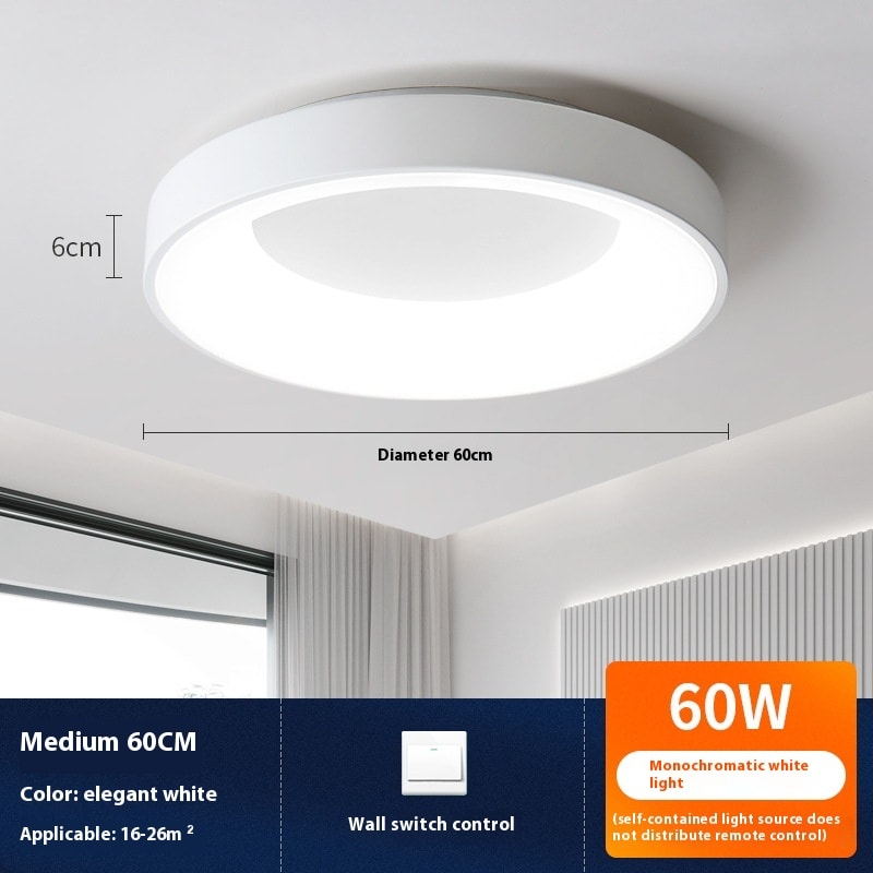 Minimalist Circular Nordic Minimalist Ceiling Light view 13