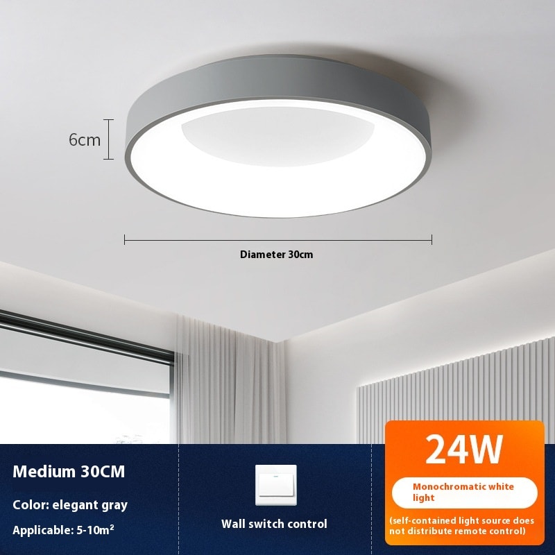 Minimalist Circular Nordic Minimalist Ceiling Light view 14