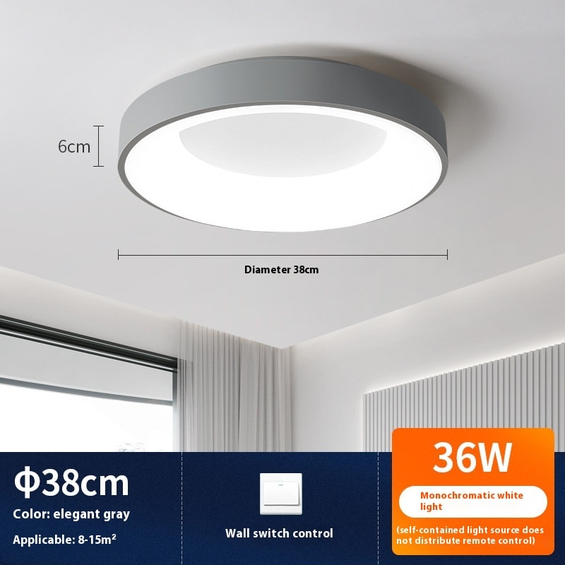 Minimalist Circular Nordic Minimalist Ceiling Light view 5