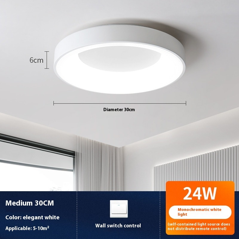 Minimalist Circular Nordic Minimalist Ceiling Light view 4