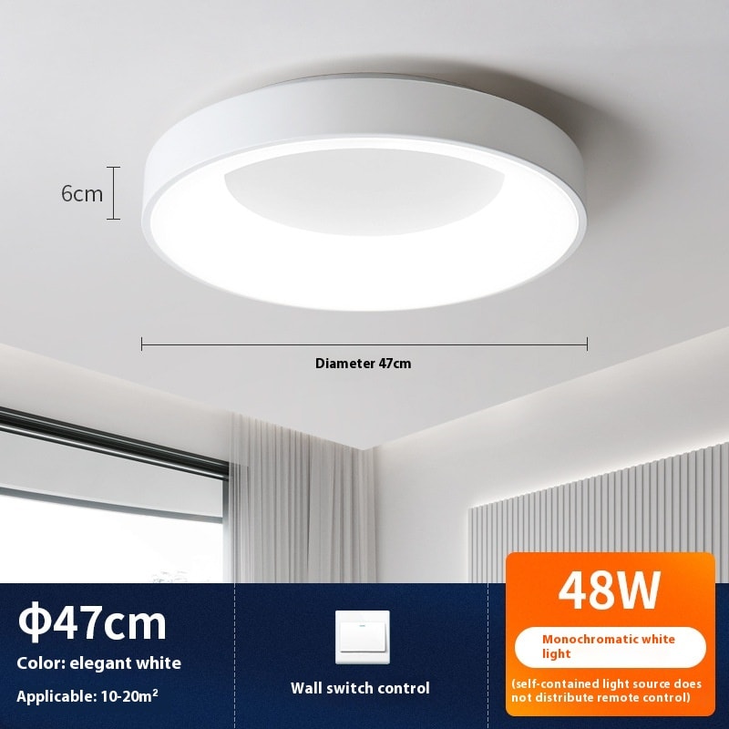 Minimalist Circular Nordic Minimalist Ceiling Light view 10