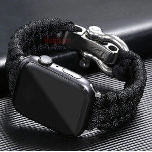 Nylon Sports Iwatch38424044mm Woven Steel Buckle Strap view 1
