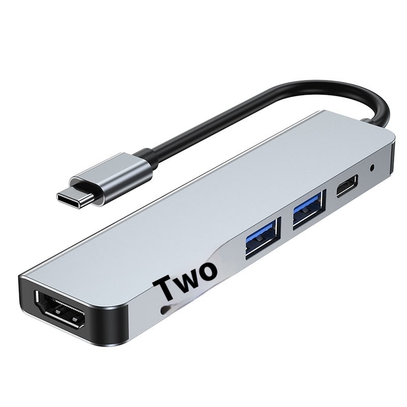 Portable Notebook And Tablet Computer Six In One Expansion Dock view 5