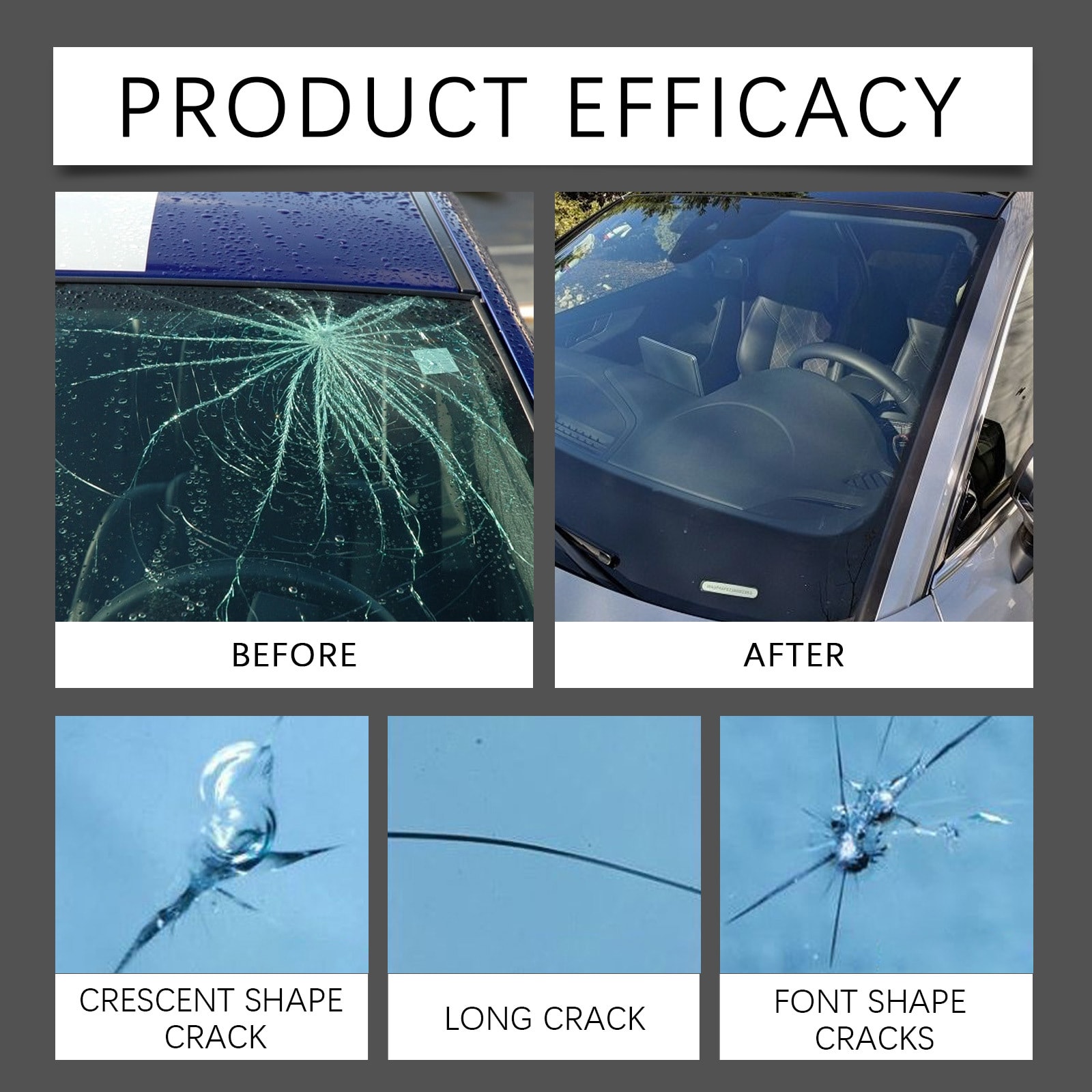 Windshield Crack Repair Kit
