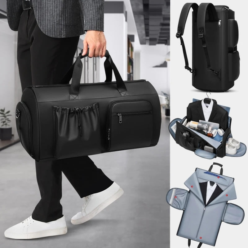 High Quality Waterproof Suit Bag For Men Large Capacity Travel Bag With Shoe Compartment Dry And Wet Separation Travel Organizer view 7