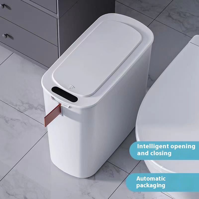Intelligent Induction Kitchen Living Room Large Capacity Automatic Trash Can