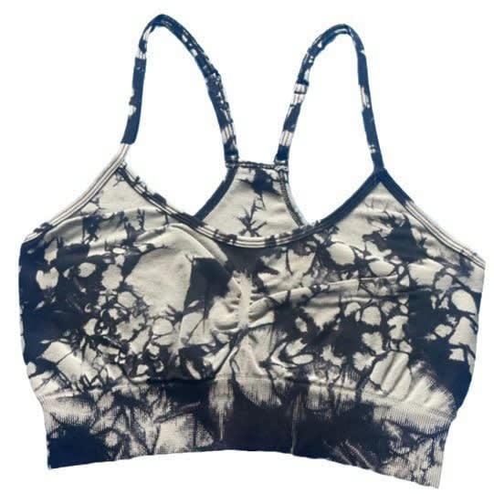 Women's Tie-dye Yoga High Waist Hip Lift Sports Slim Fit Fitness Pants Suit view 1