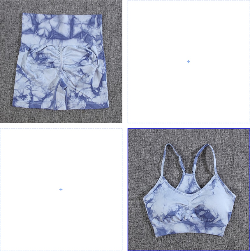 Women's Tie-dye Yoga High Waist Hip Lift Sports Slim Fit Fitness Pants Suit view 6
