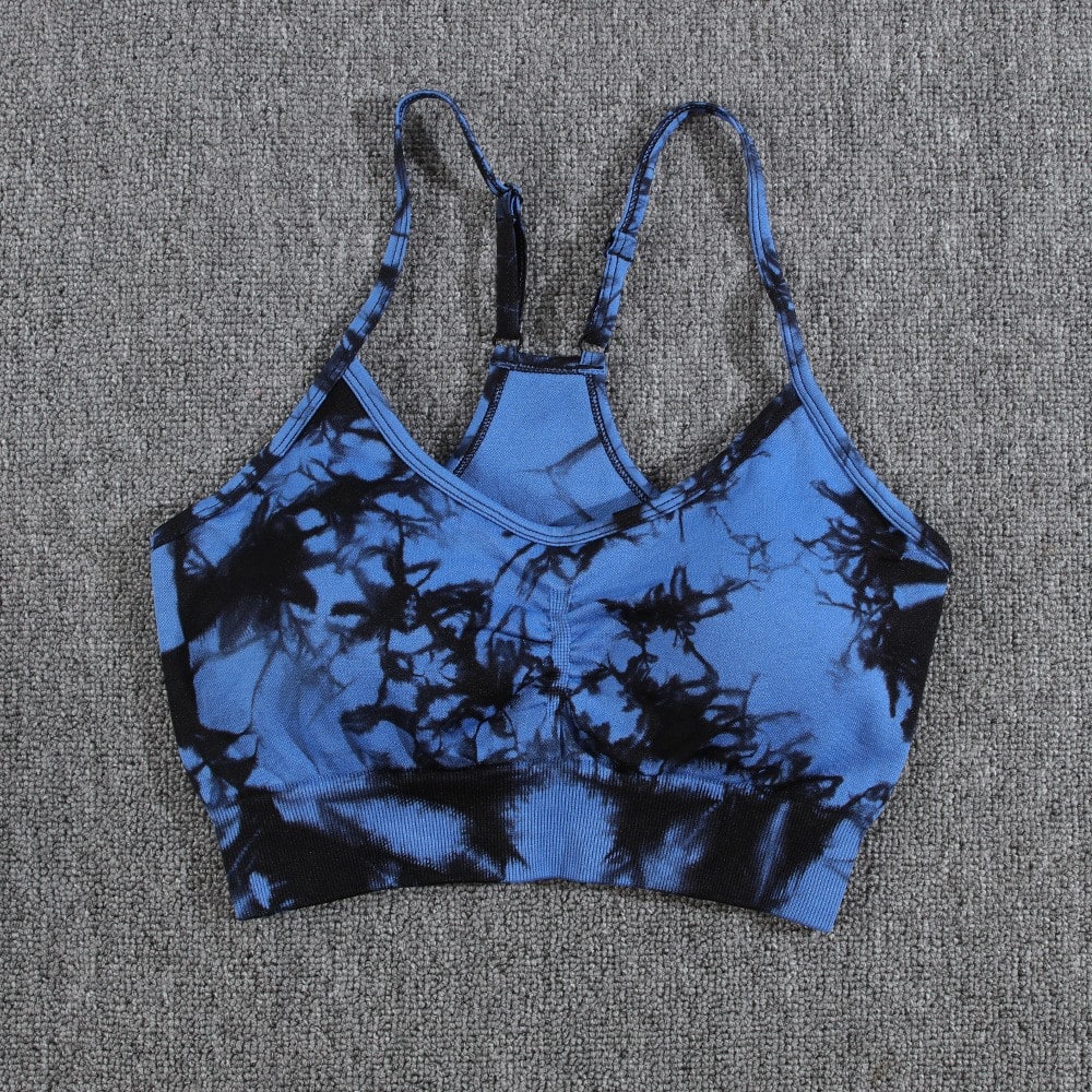 Women's Tie-dye Yoga High Waist Hip Lift Sports Slim Fit Fitness Pants Suit view 19
