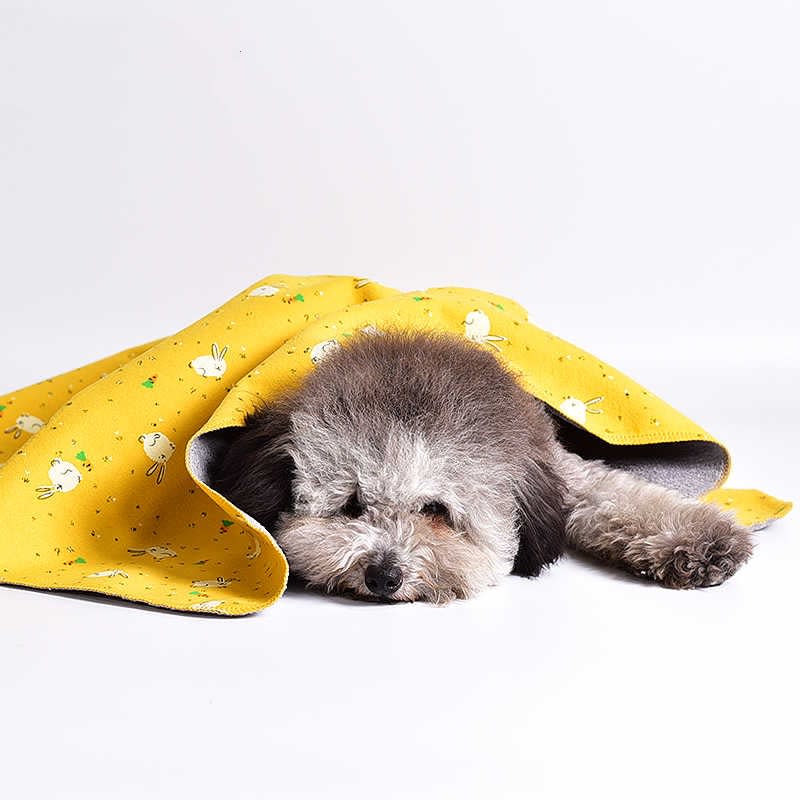 Pet Double-sided Cotton Wool Blanket Kennel Mat view 6