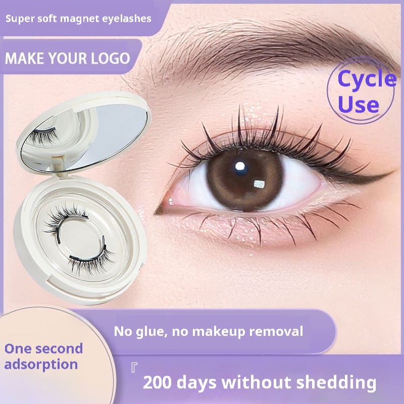 One-piece Mom Girl Style Soft Magnetic Suction Eyelash Integrated Soap Holder view 2