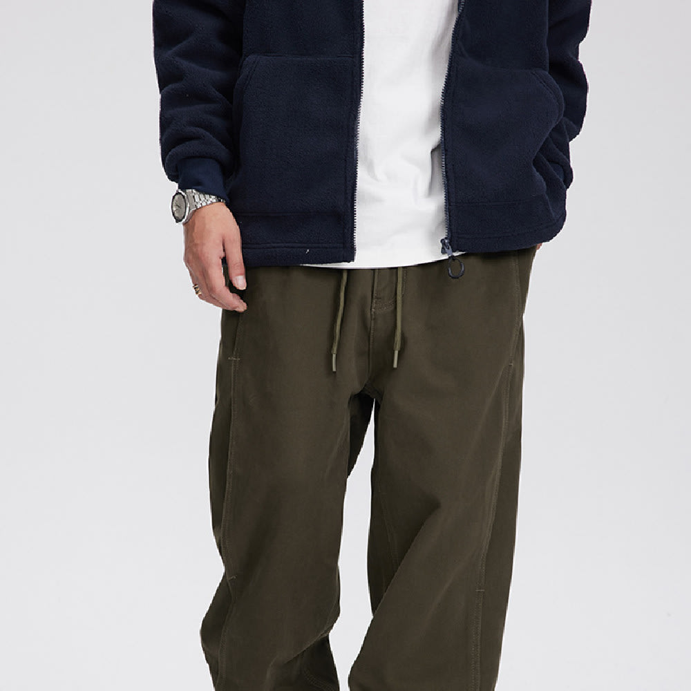 Retro Men's Loose And Warm Casual Pants view 6
