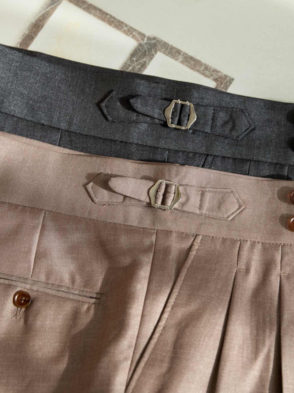 Business Casual Breathable High Waist Straight Pants view 5