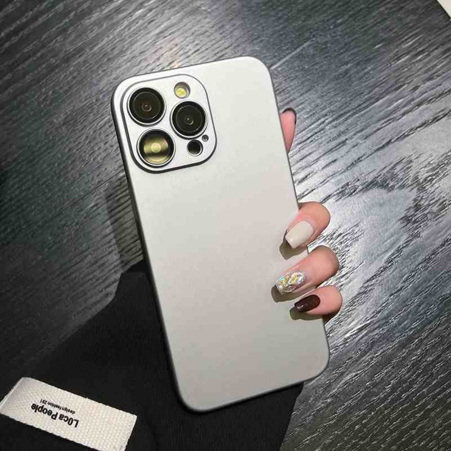 Simple Solid Color Anti Fall Cover Ultra-thin Frosted view 7