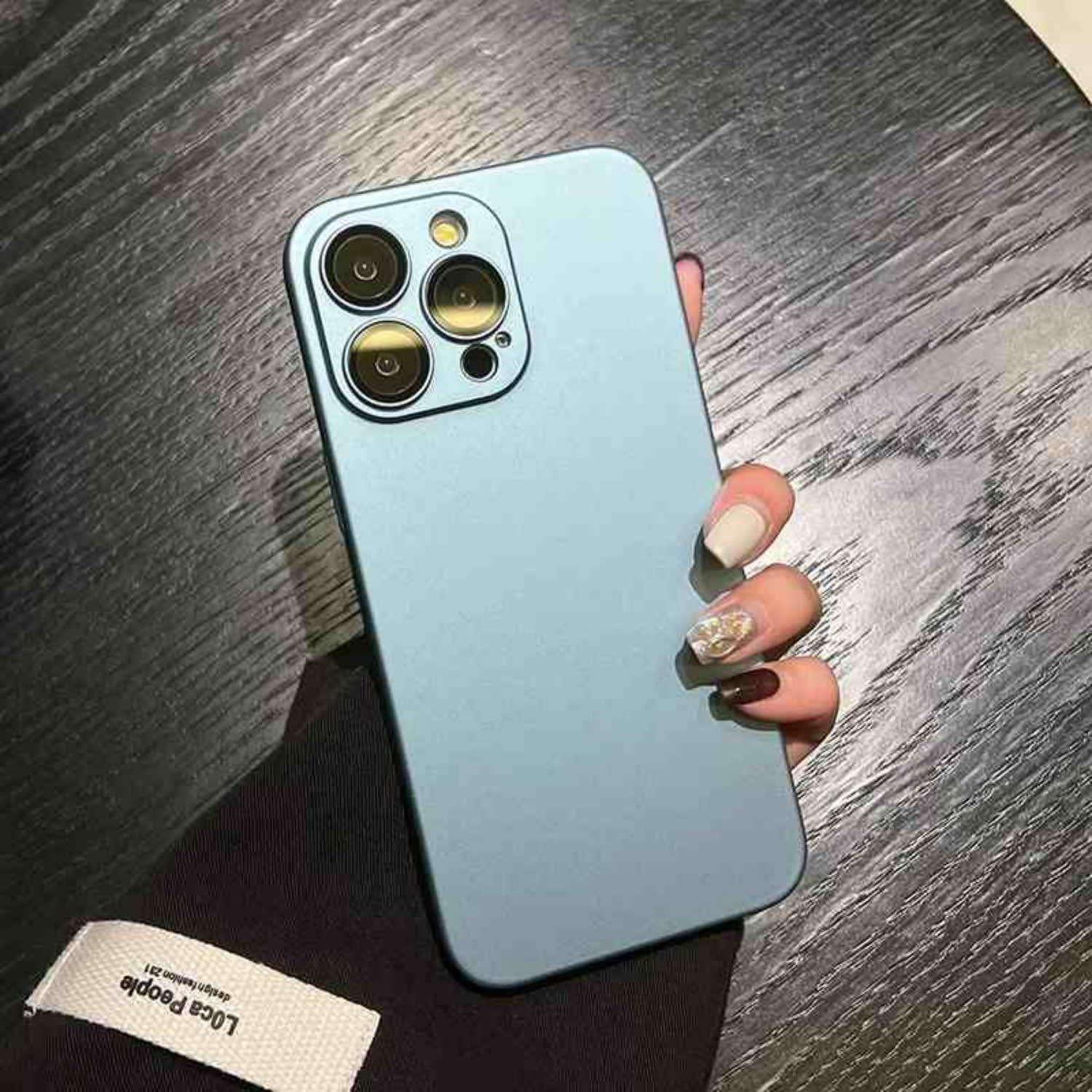 Simple Solid Color Anti Fall Cover Ultra-thin Frosted view 9