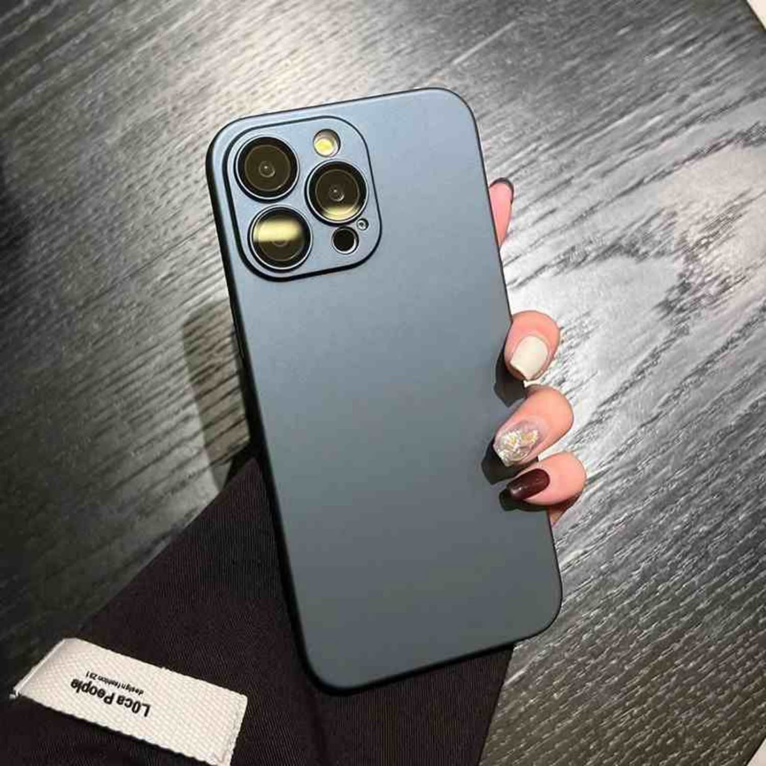 Simple Solid Color Anti Fall Cover Ultra-thin Frosted view 8