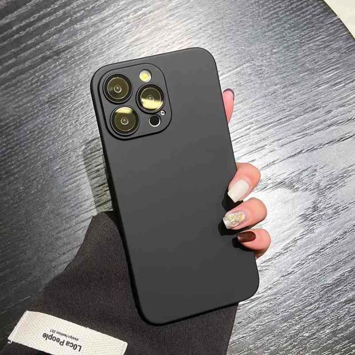Simple Solid Color Anti Fall Cover Ultra-thin Frosted view 2